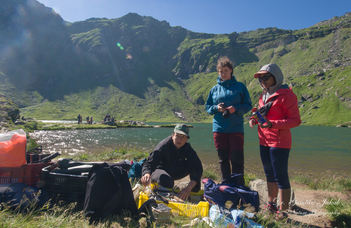 Field research at Lake Bâlea