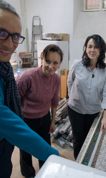 International field visit with geologists from the University of Bucharest