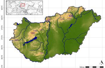 Presentation of research sites on an overview map